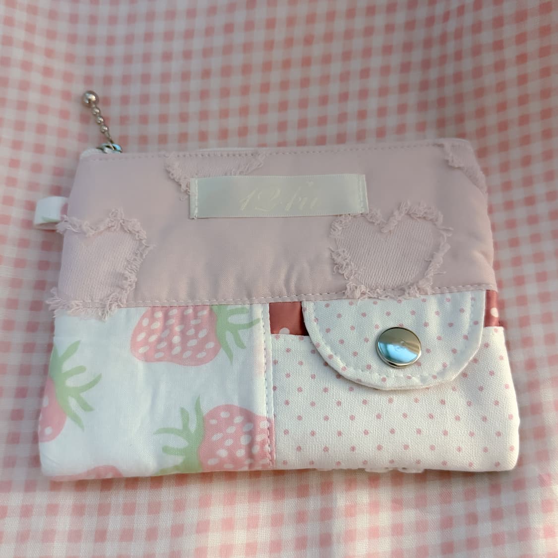 124u pouch.26 레이스 프릴 딸기초코 파우치 히메갸루 오네갸루 상품이미지2