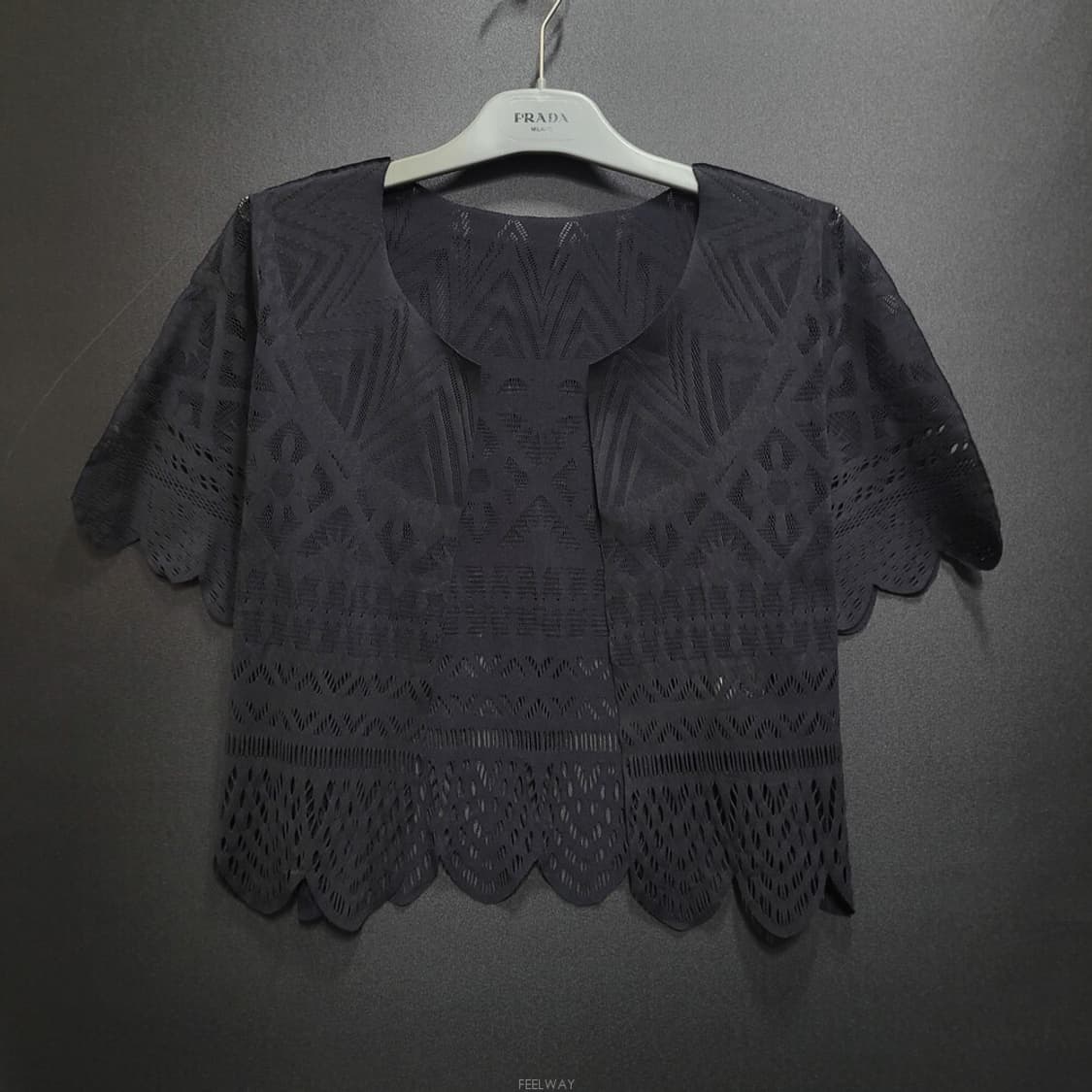 PLEATS PLEASE 플리츠플리즈 시스룩 오픈 가디건 상품이미지7