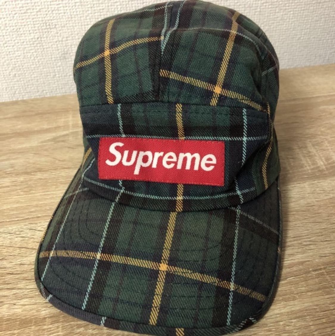 슈프림 2005 타탄 체크 캠프캡 그린 상품이미지9