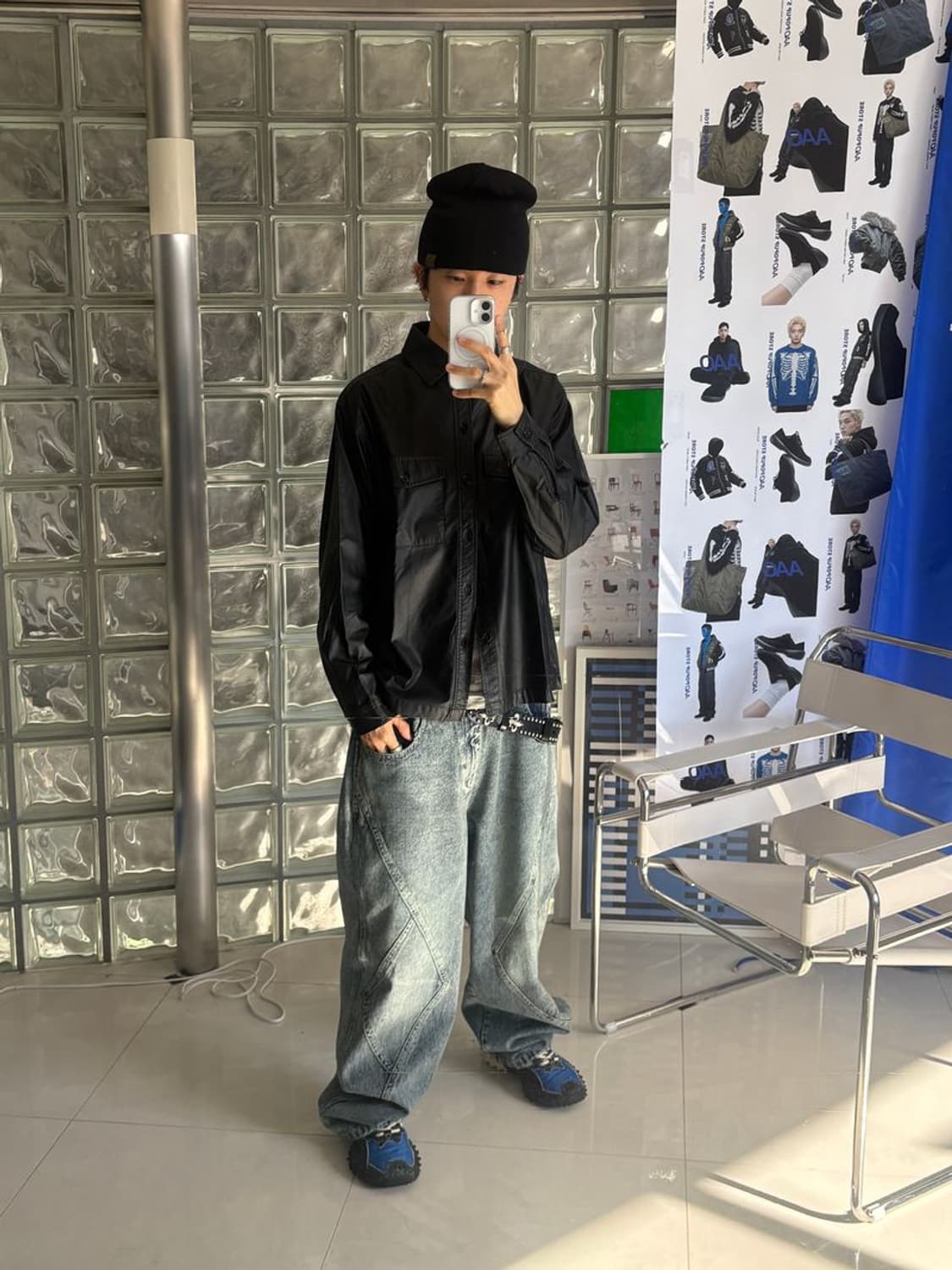 FAKE LEATHER CPO SHIRTS 인조 가죽 CPO 셔츠 상품이미지2