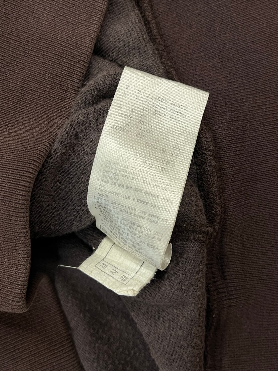 아디다스 벨루어 벨벳 후드집업 브라운 95 #csz1781 상품이미지5