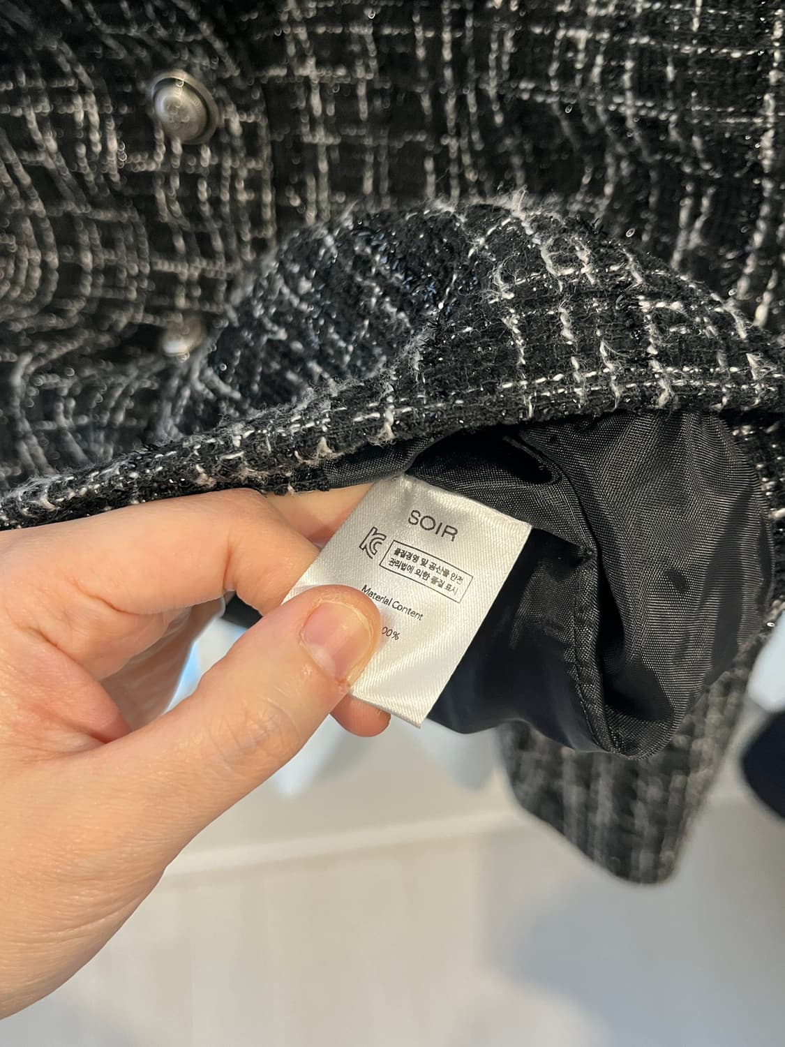 soir 트위드 자켓 (정가 20만8천원) 상품이미지3