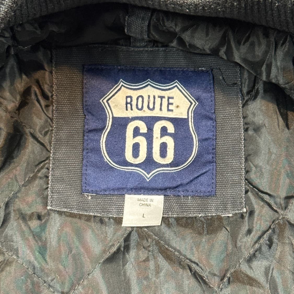 L) ROUTE 66 캔버스 코튼 후드 자켓 상품이미지6