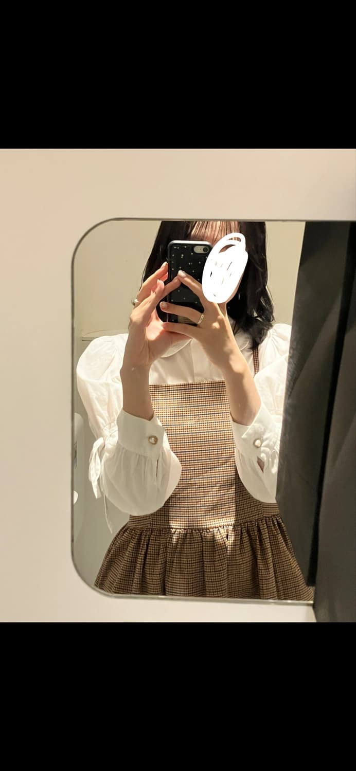 시눈 레이 블라우스 화이트 셔츠 상품이미지1