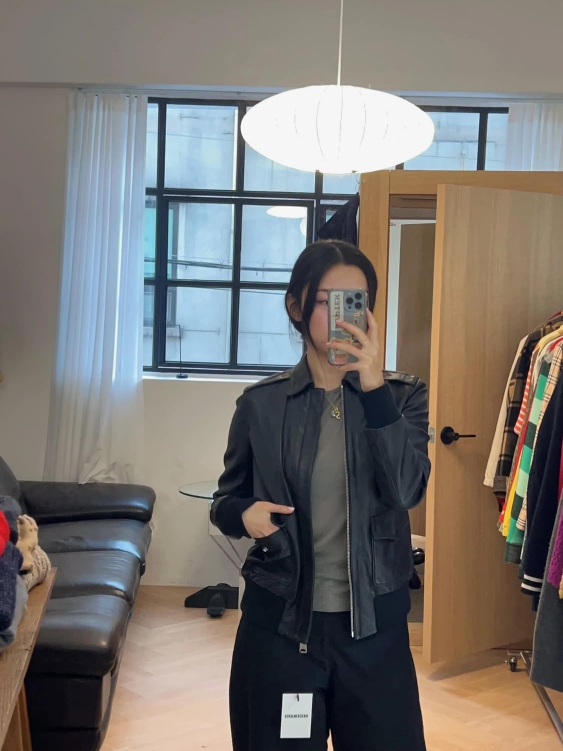 R13 레더 자켓 상품이미지4