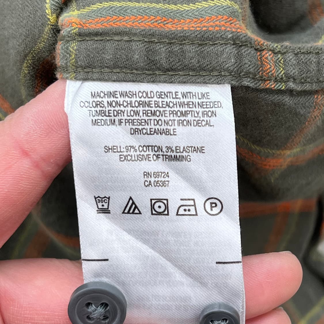 컬럼비아 체크셔츠 r3495 상품이미지7