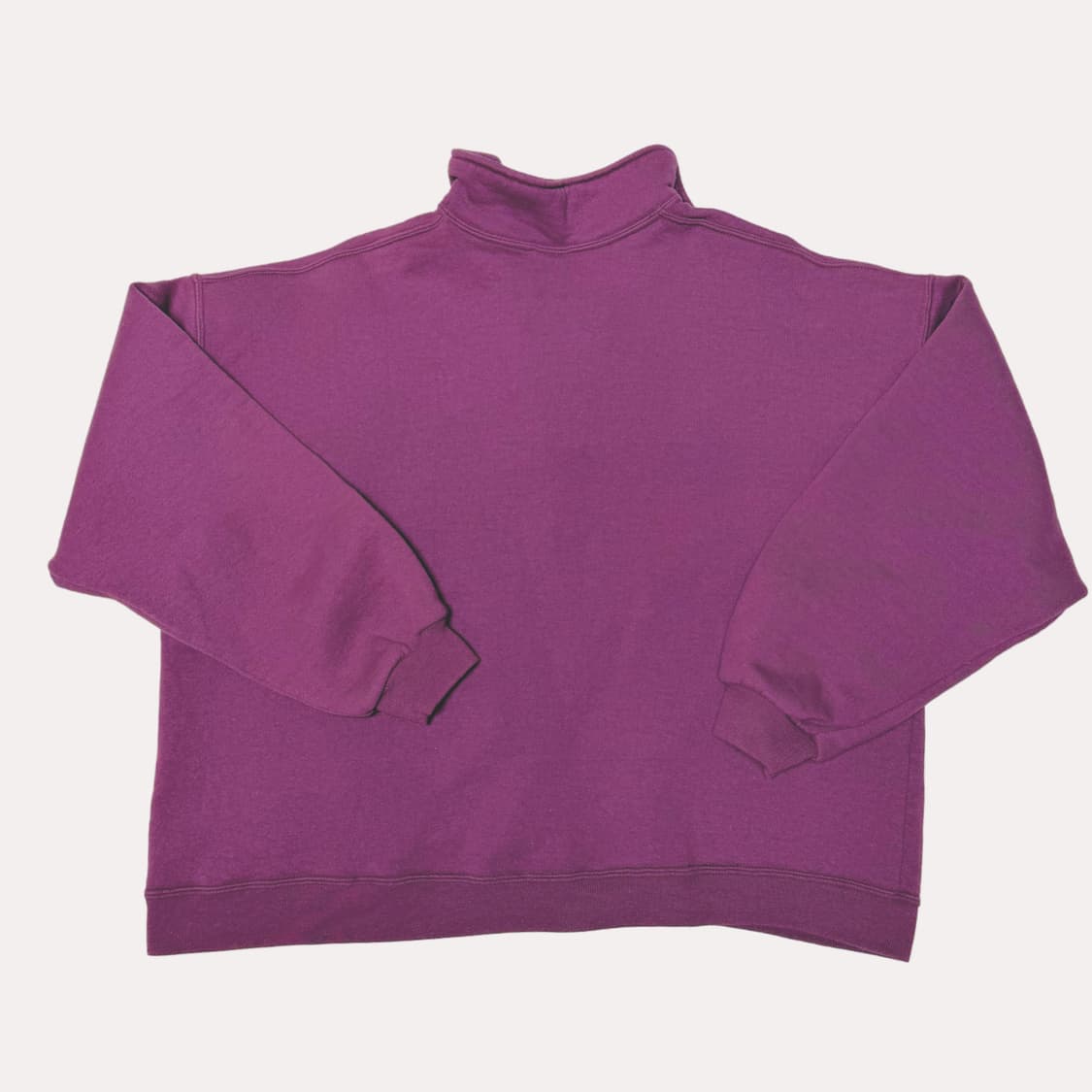 90s Russell sweat half zipup purple L 상품이미지2