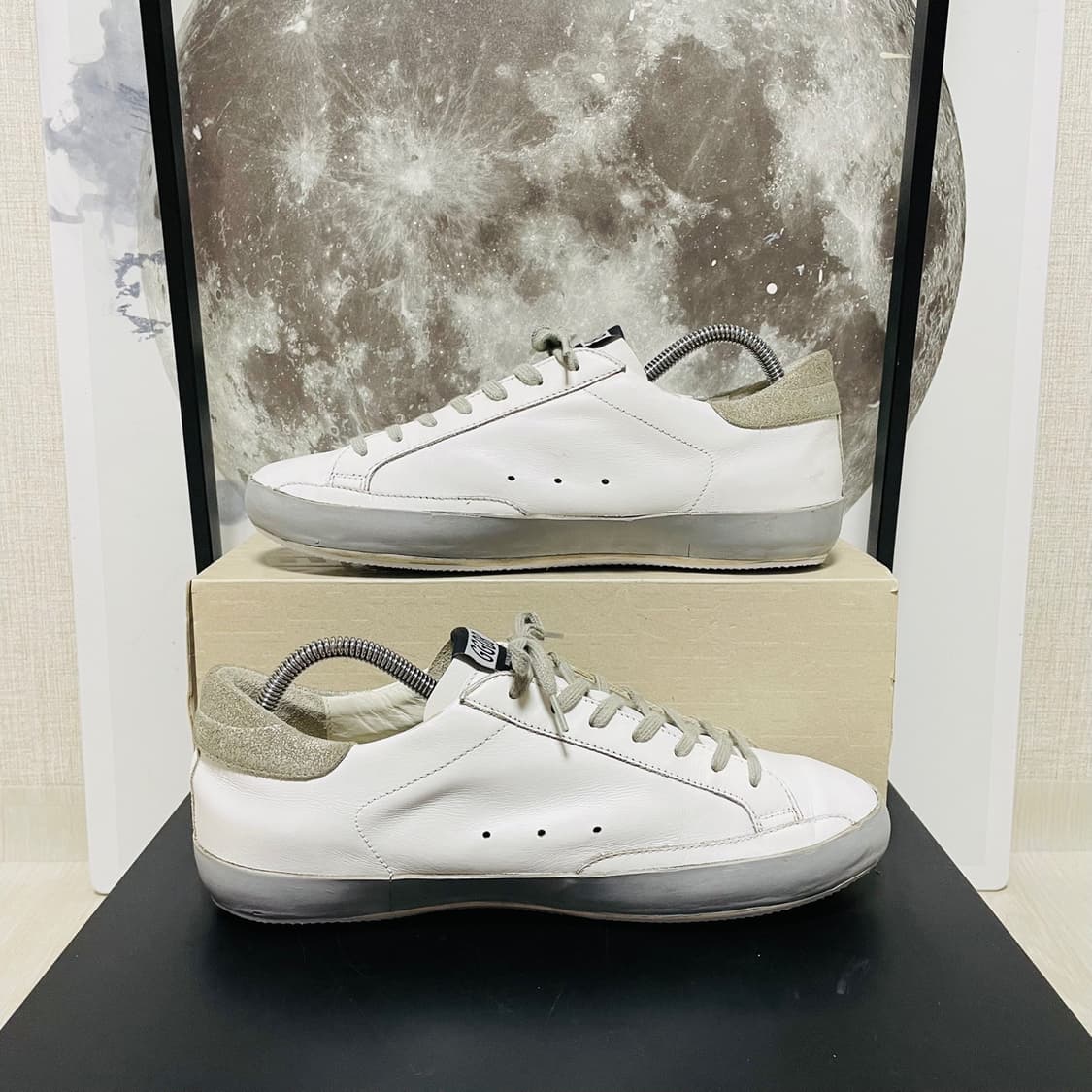 정품 43) 골든구스 스파클 실버 스니커즈 275~28 상품이미지2