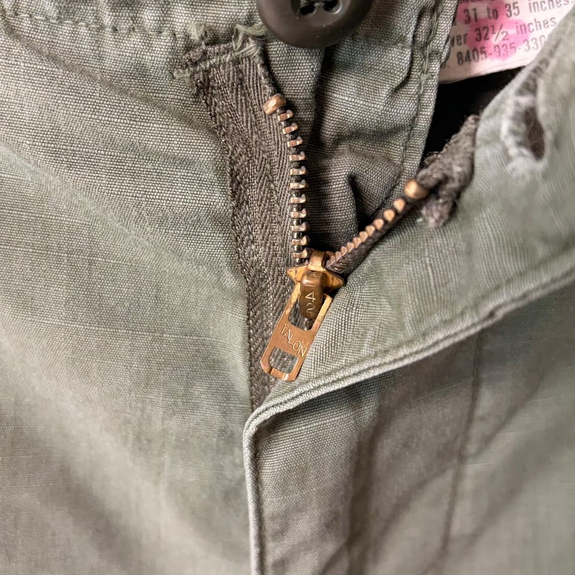 (M)60s 미군 OG107 립스탑 정글퍼티그 팬츠 상품이미지3