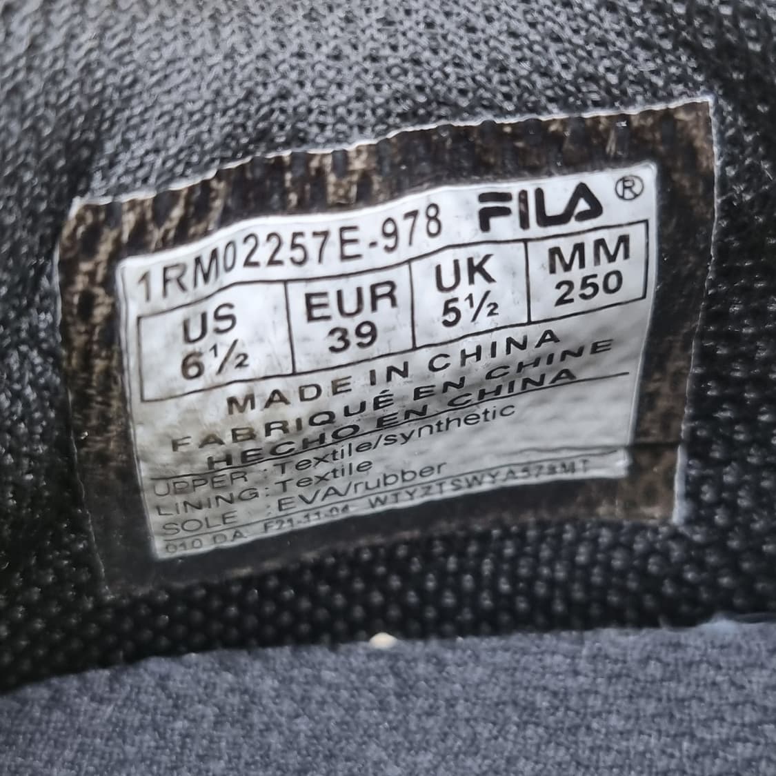 휠라 프리커서 운동화250  상품이미지6