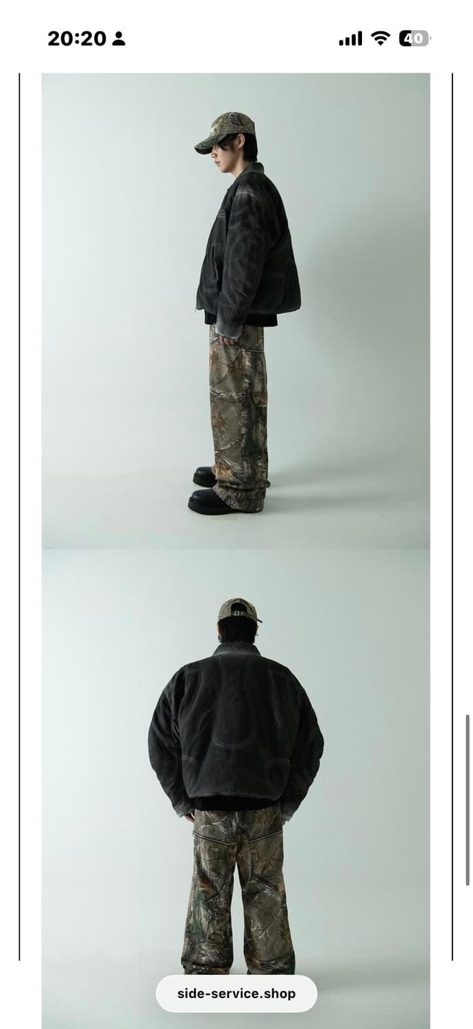 side service Yuziro Bomber Jacket 2사이즈 상품이미지3