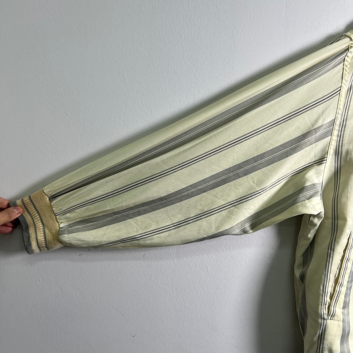 Lacoste 라코스테 빈티지 스트라이프 봄버 자켓  상품이미지6