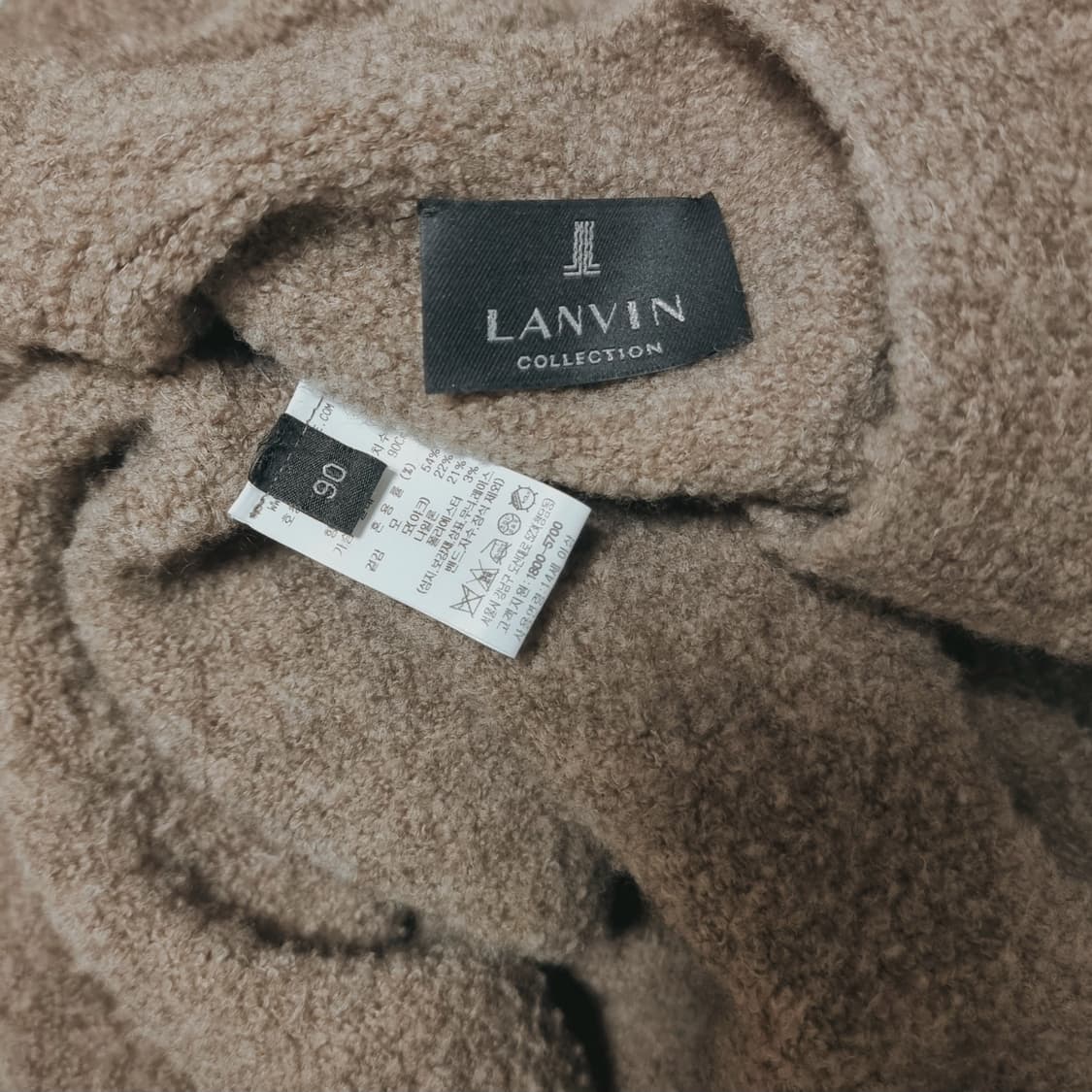 랑방컬렉션 부클 니트 롱원피스 울54,야크22혼방 (55쯤) 22년도생산 상품이미지10