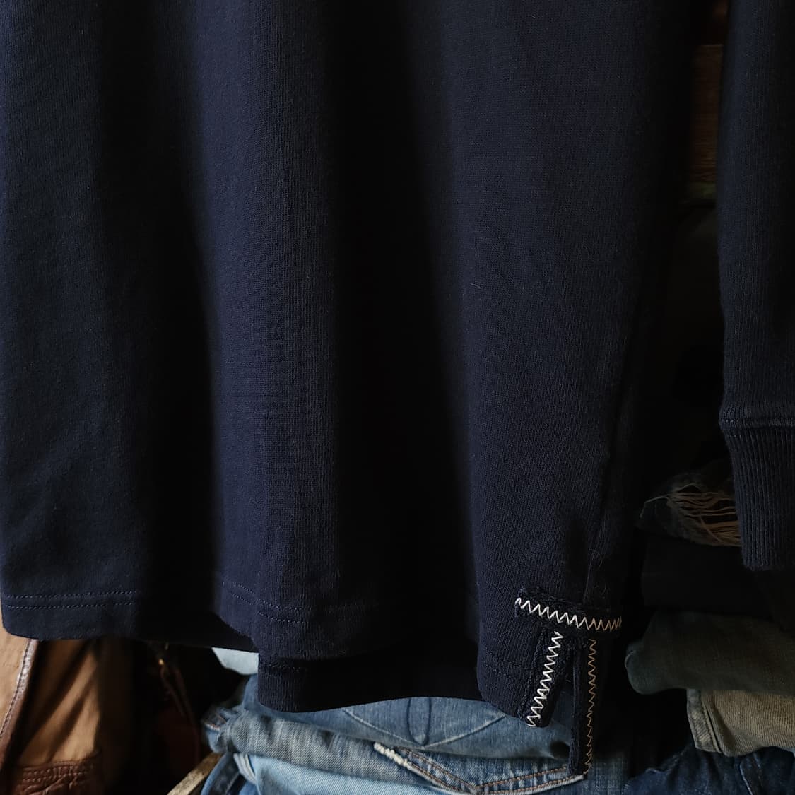 폴로 랄프로렌 카라티 맨투맨 럭비 스웻셔츠 닻 로고 컬러블록 M 상품이미지4