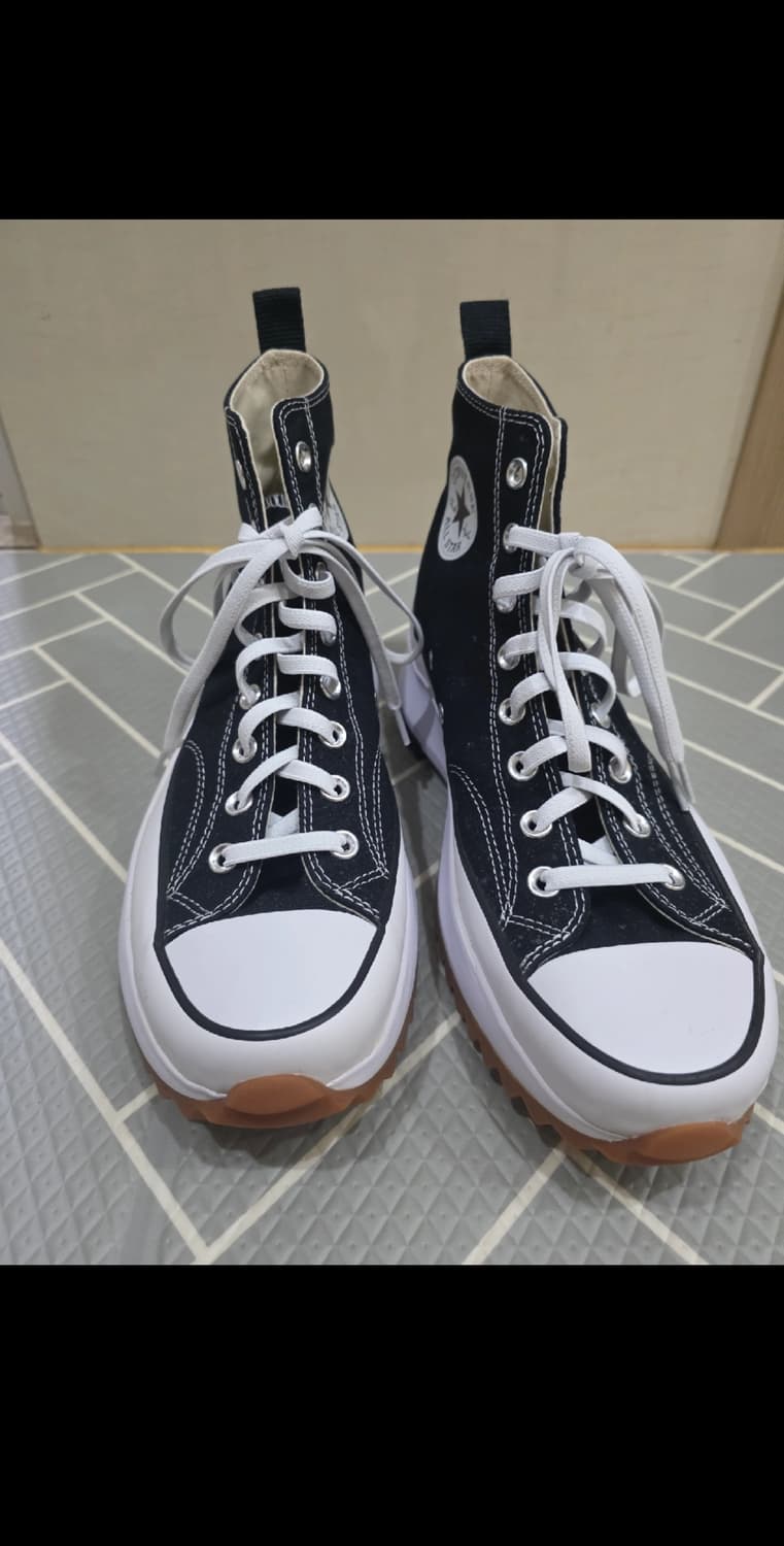 [새상품] 컨버스 런스타 하이 블랙 270 [신발상자X] 상품이미지1