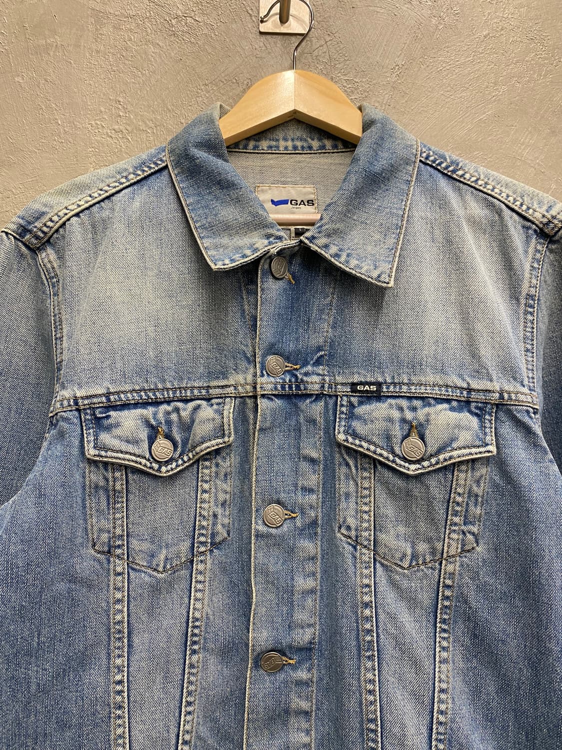 [L] GAS Jeans 빈티지 데님 트러커 자켓 상품이미지2
