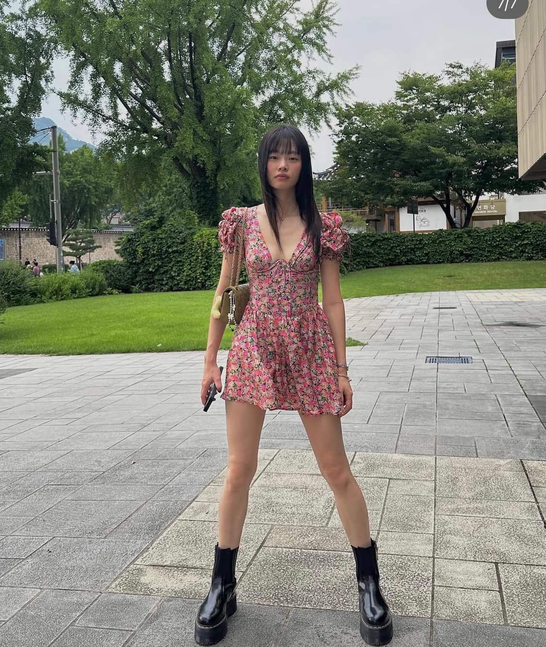 For love and lemon 플라워패턴 미니드레스 상품이미지4