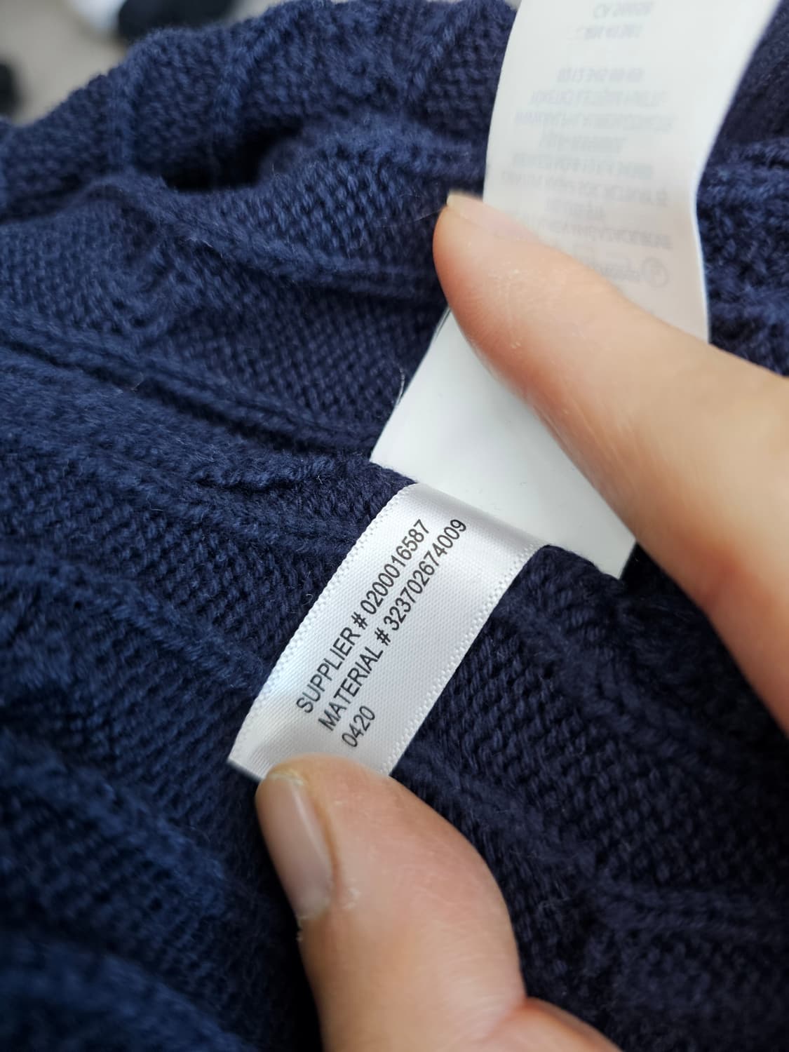 폴로 랄프로렌 꽈배기 니트 상품이미지6