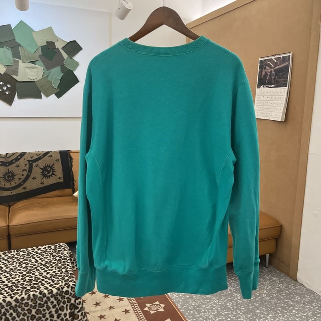 챔피온 리버스위브 90's 희귀 레트로 민트 맨투맨 XL C09738 상품이미지4