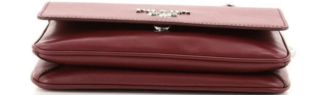 프라다 은장체인 크로스 및 숄더백 버건디 상품이미지3