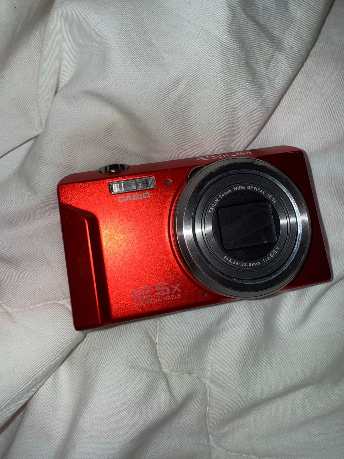 카시오 엑슬림 zs-160 레드 디카 상품이미지3
