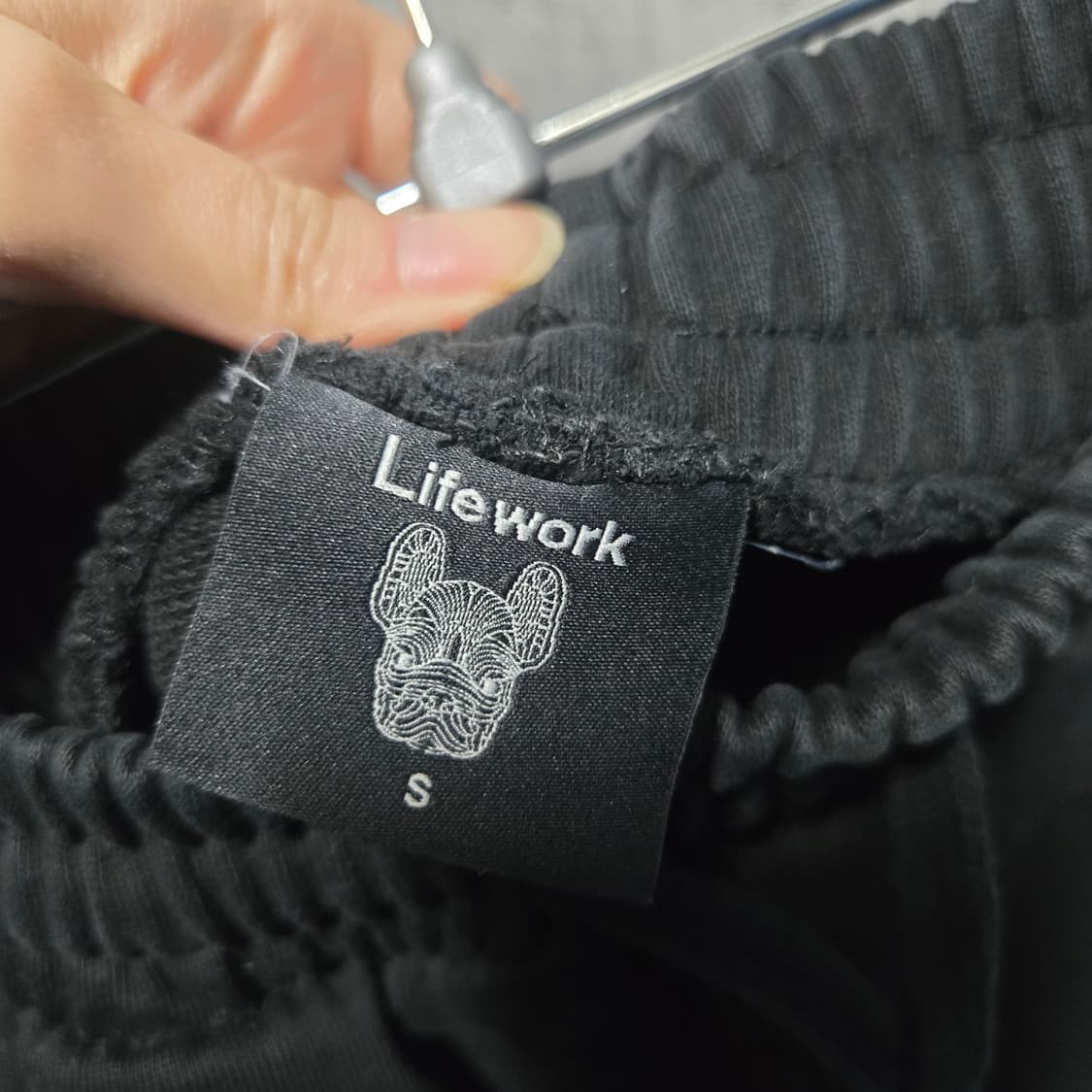 라이프워크 블랙 조거 트레이닝 바지  상품이미지5