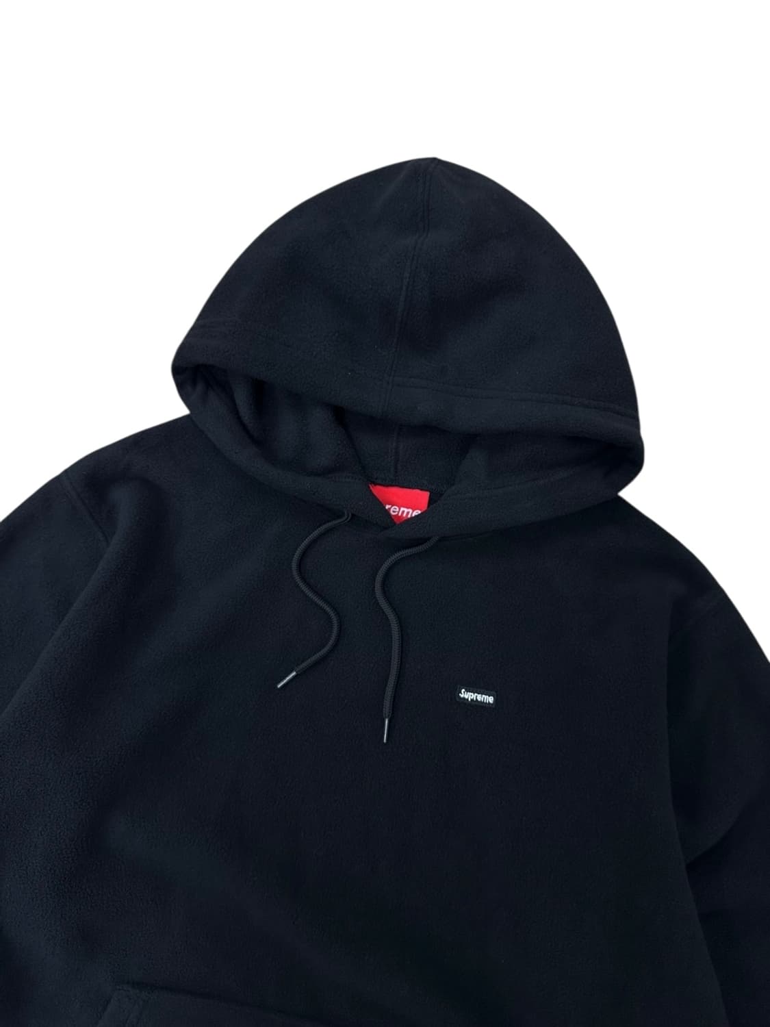 Supreme 슈프림 박스로고 플리스 후드티 블랙 (S~M) 상품이미지2