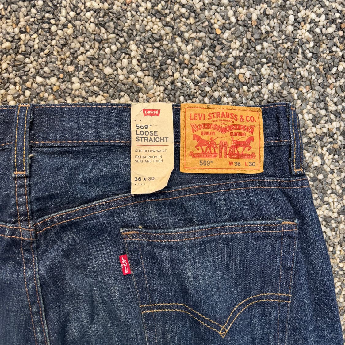 리바이스 569 루즈 스트레이트 진 (38)    상품이미지5