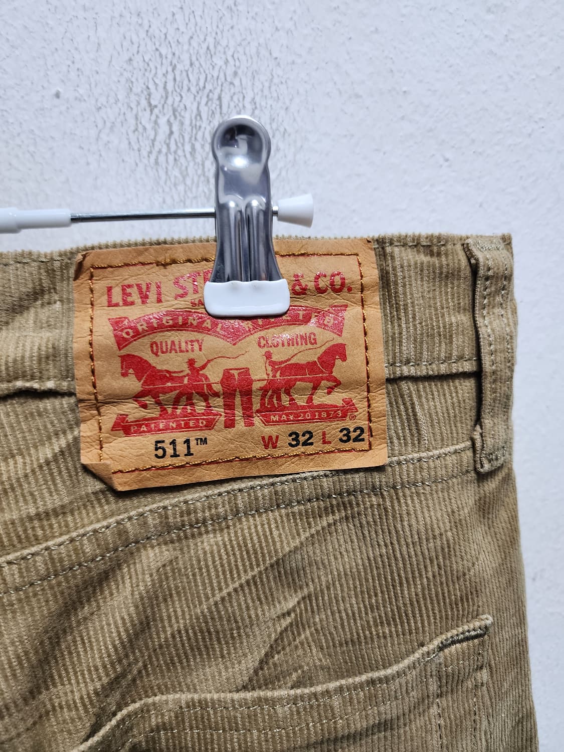 리바이스 511 화이트탭 코듀로이 아메카지 팬츠 상품이미지4