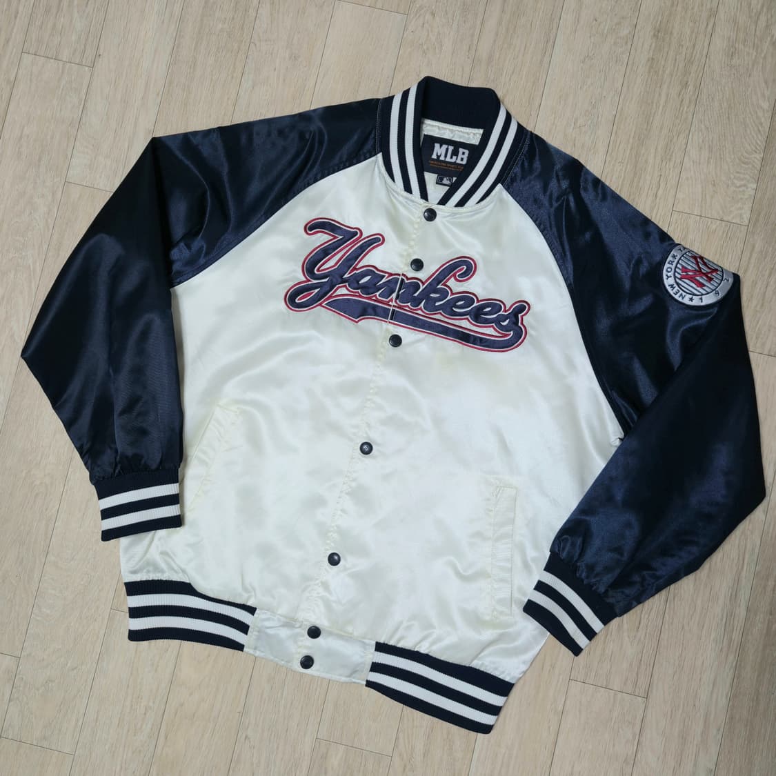 105) MLB 뉴욕 양키스 야구점퍼 스타디움 자켓 블루종 상품이미지2