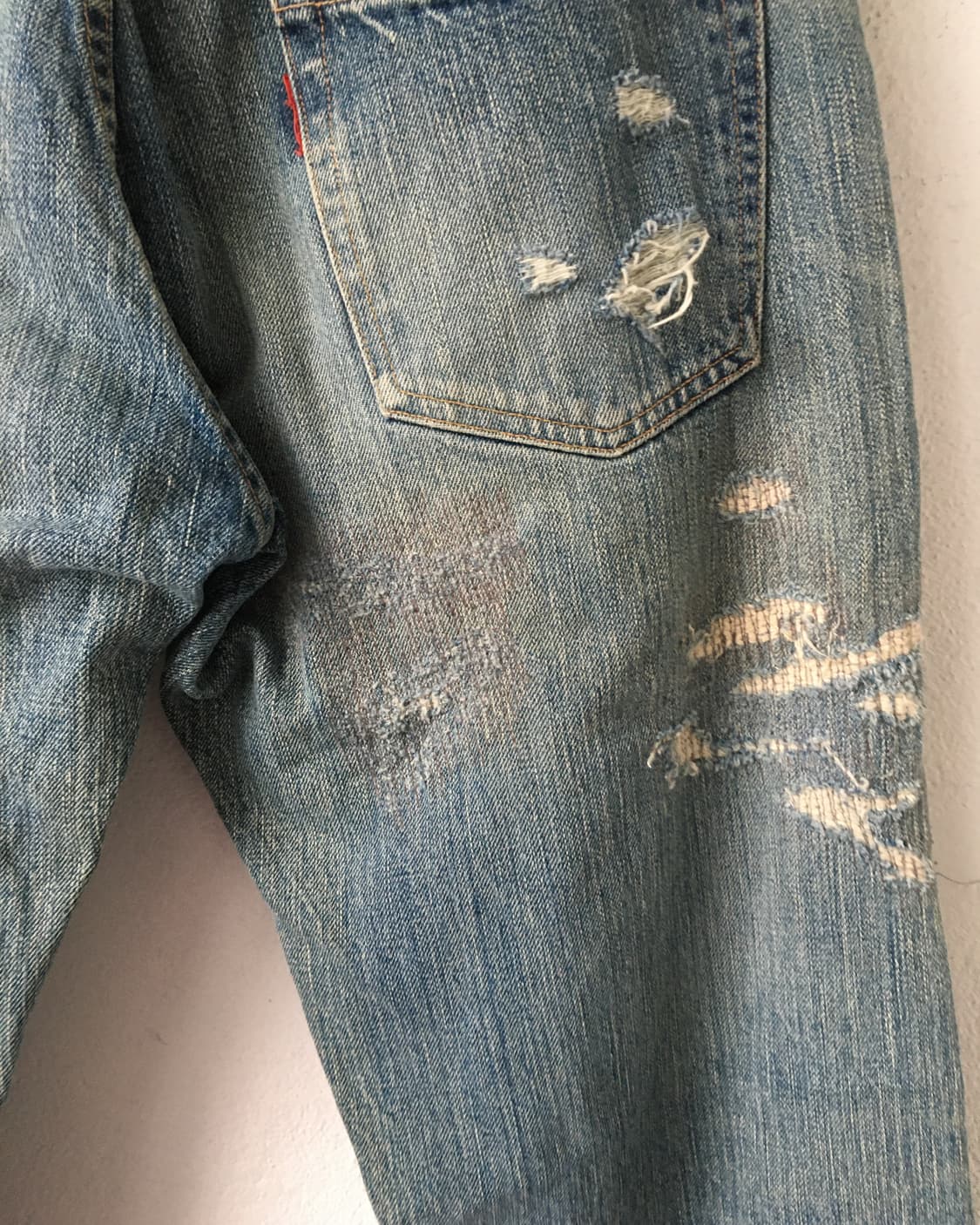 Damage point denim pants 상품이미지6