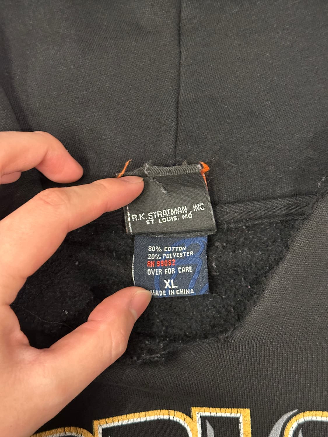 할리데이비슨 디스트레스드 후드티 XL 상품이미지5