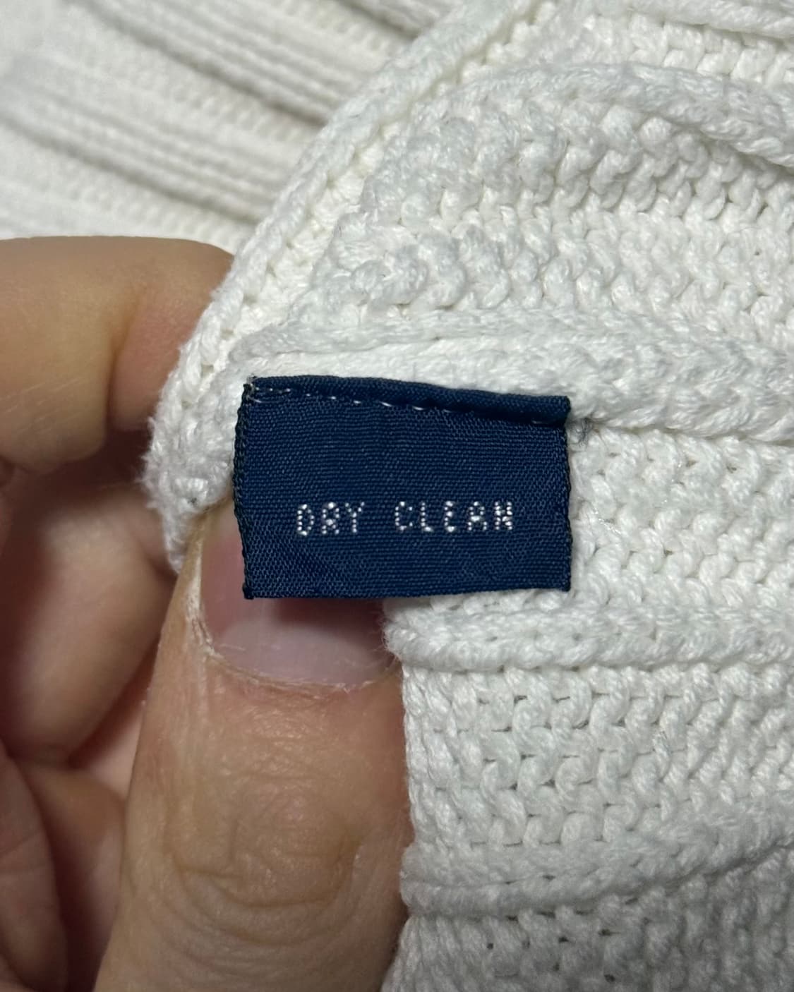 폴로 랄프로렌 꽈배기 니트 스웨터 L 100 화이트 프레피 클래식 오버핏 상품이미지7