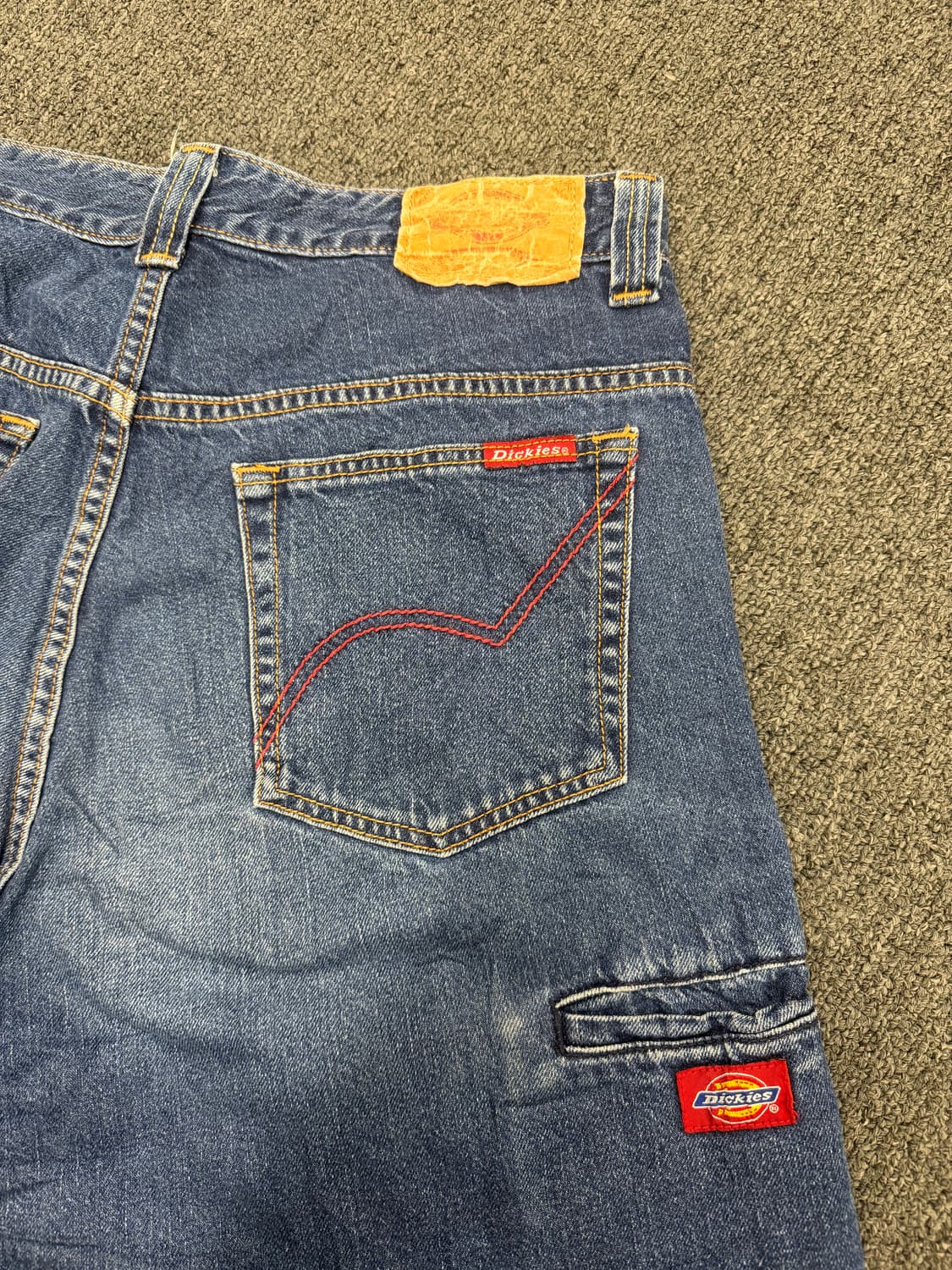 Os)디키즈 빈티지 배기 버뮤다 데님팬츠 상품이미지7