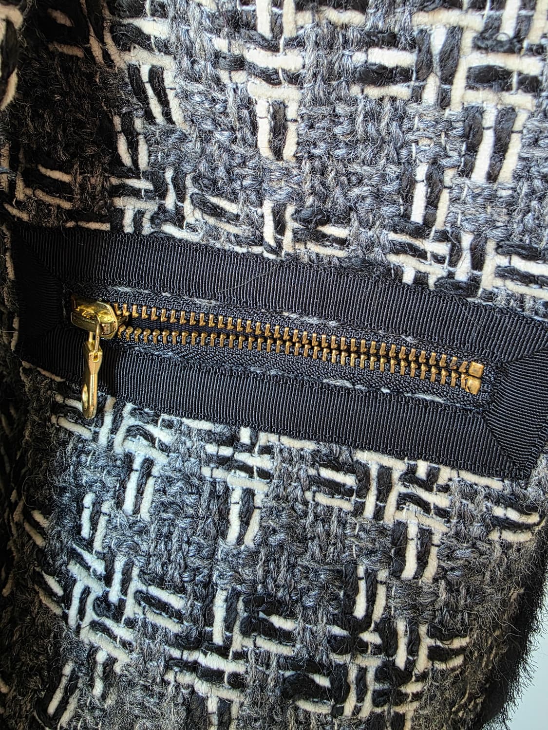 린톤 트위드 집업 자켓 상품이미지4