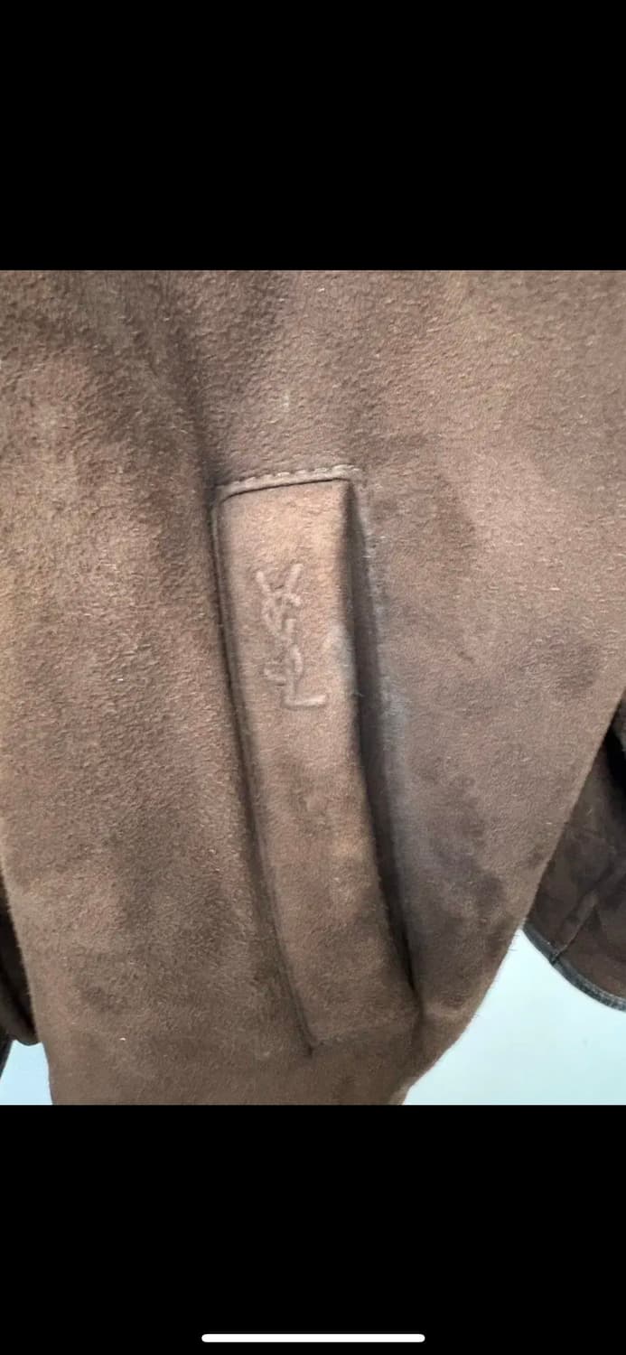 입생로랑 양가죽 스웨이드 무스탕 자켓 H1073 상품이미지4