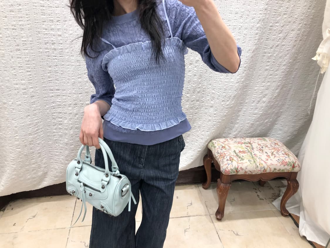 sky wrinkle bustier 상품이미지2