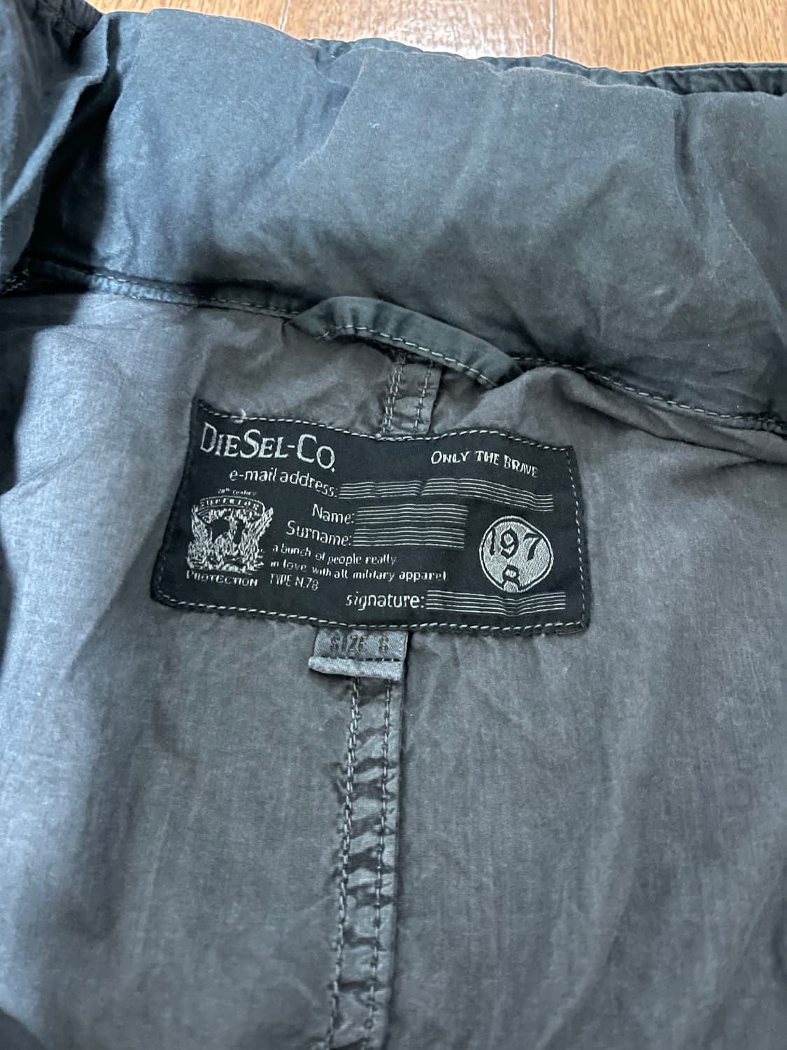 디젤 빈티지 야상 S 사이즈 상품이미지3