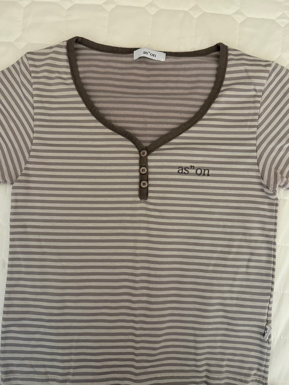 CANDY STRIPE T / BEIGE 상품이미지2