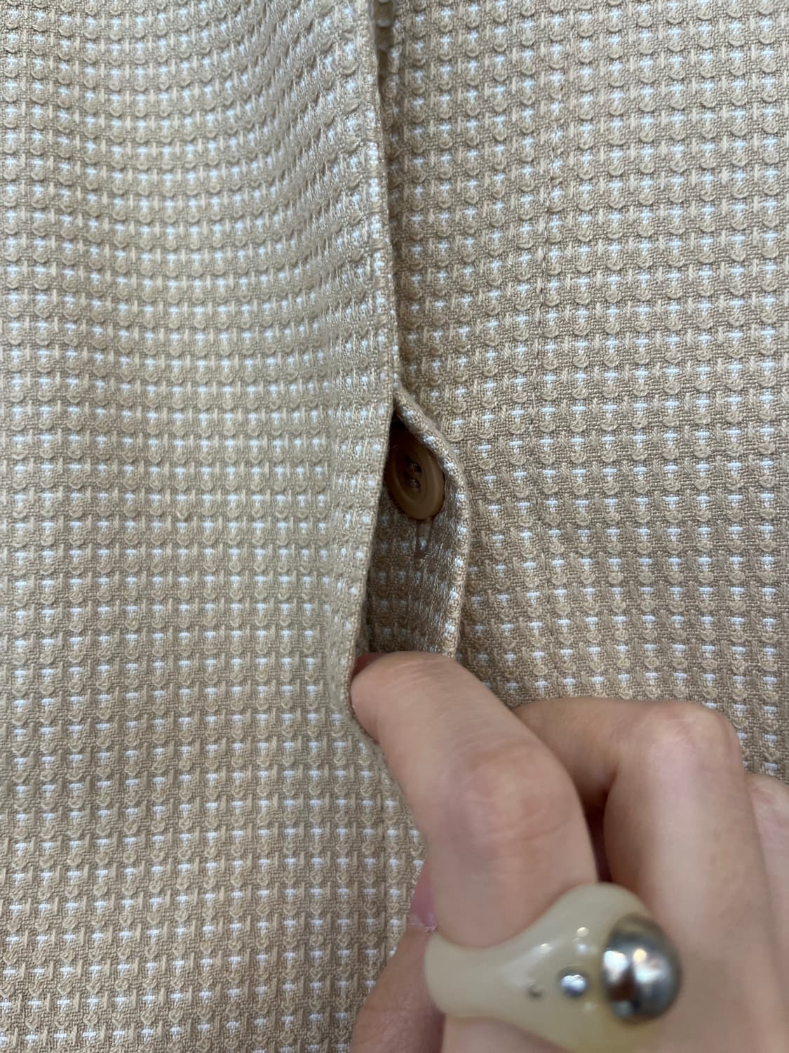 베이지 셔츠 나시 상품이미지4