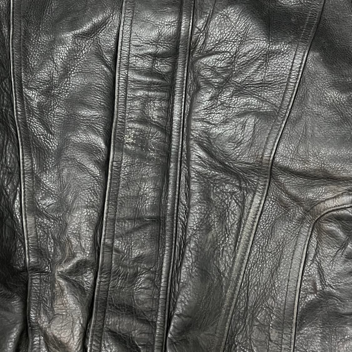  빈티지 레더 카라 자켓 y14988 상품이미지4