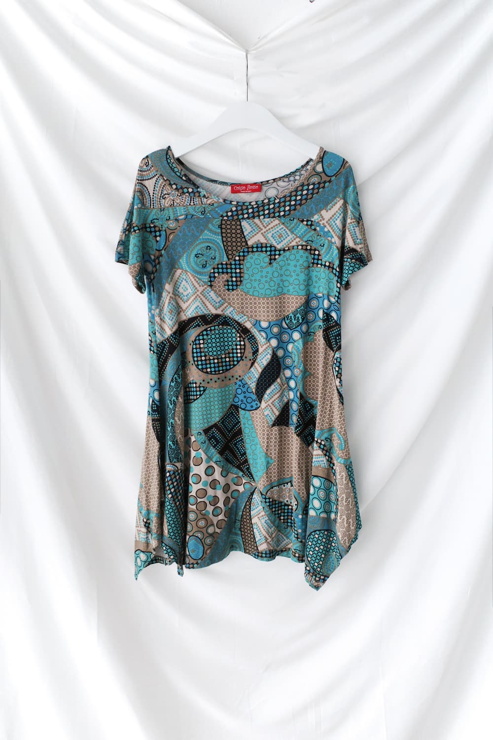 corso rosso) ethnic flared half T  상품이미지1