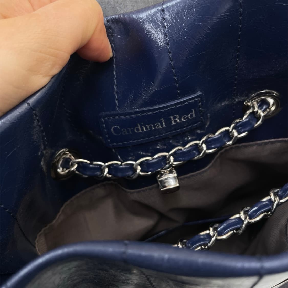 카디널레드 Cardinal Red 네이비 라피백  상품이미지8