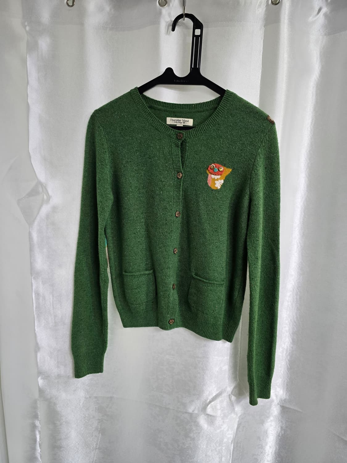 Thursday Island 그린색 자수 가디건 (1804) 상품이미지1