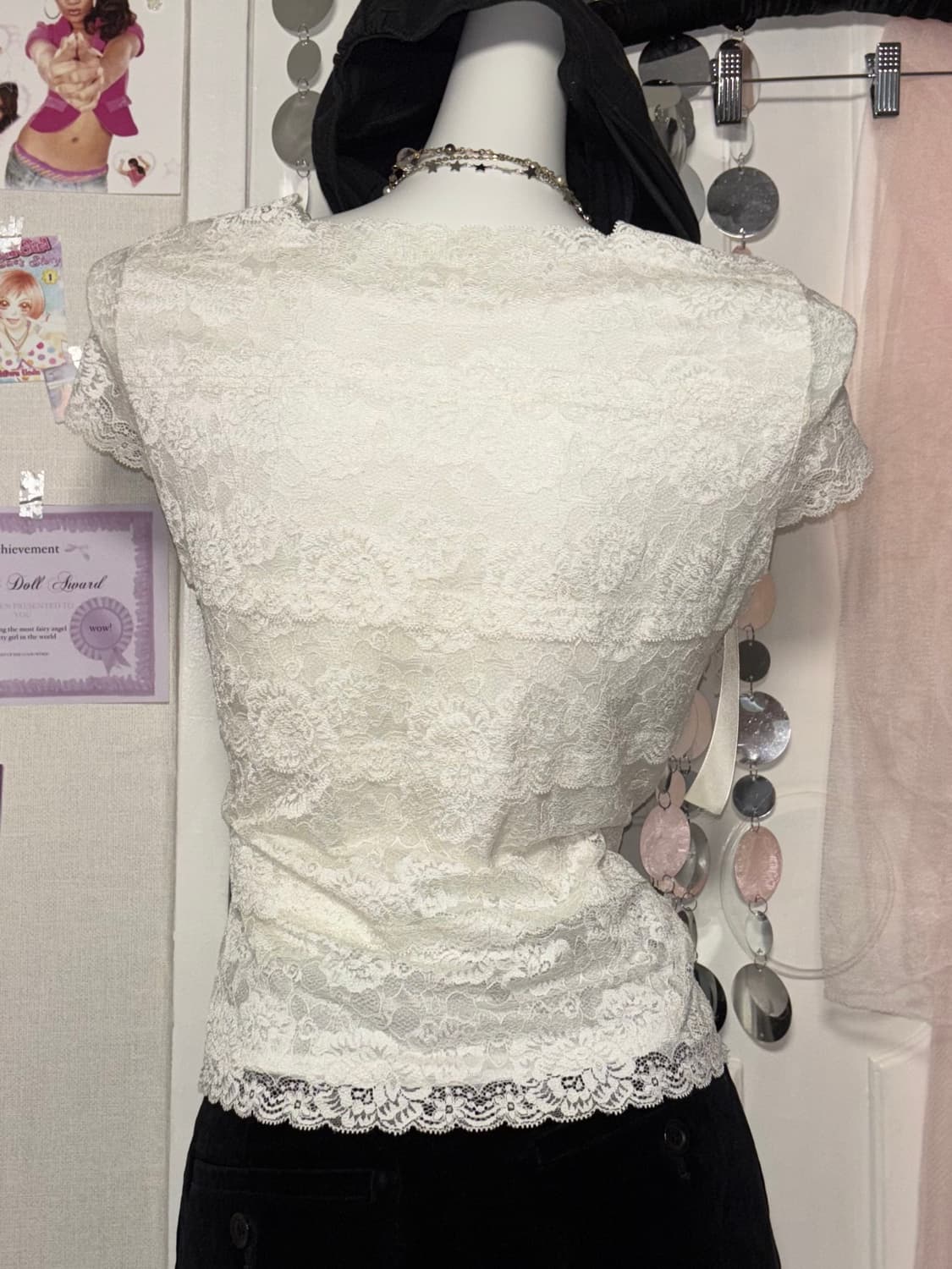 lace ribbon top 상품이미지4