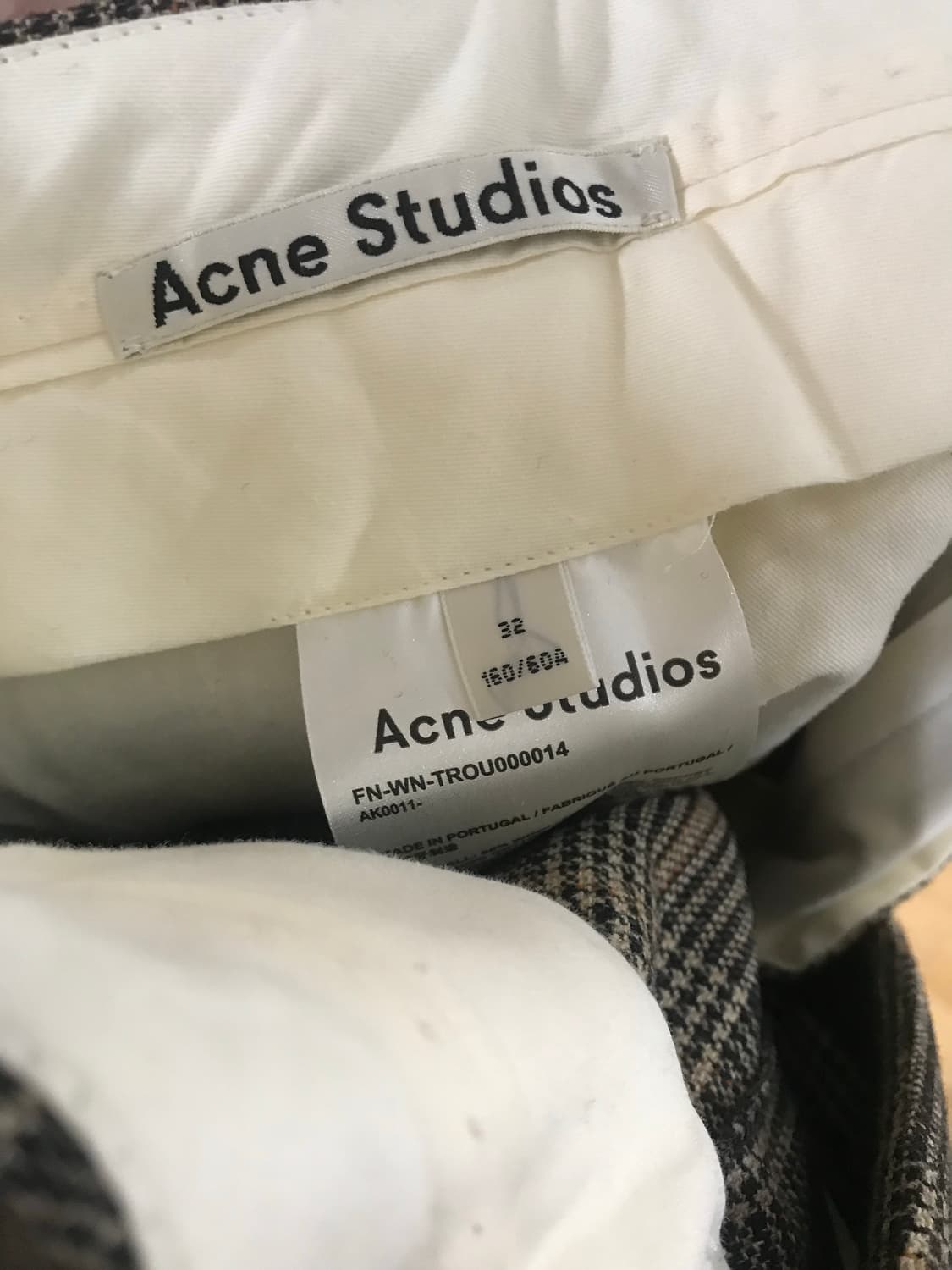 아크네스튜디오 체크슬랙스 상품이미지3