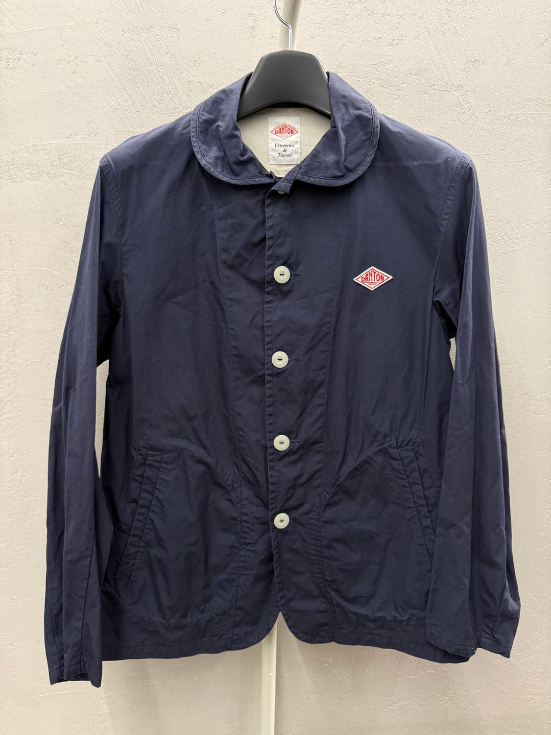 Danton work jacket navy 001 상품이미지2