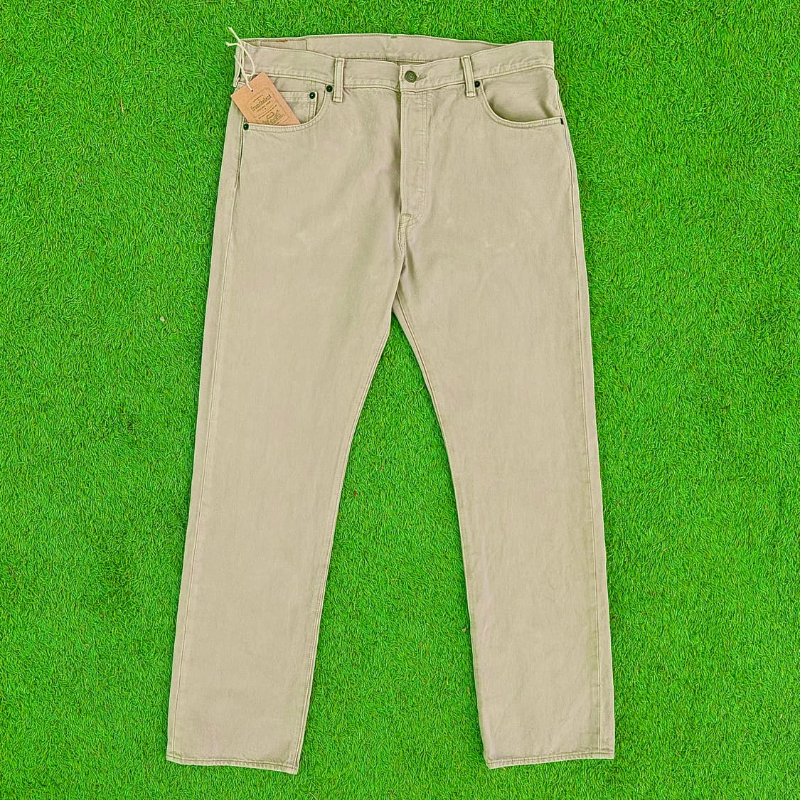 리바이스 501 스트레이트 베이지 데님 (38)  상품이미지4