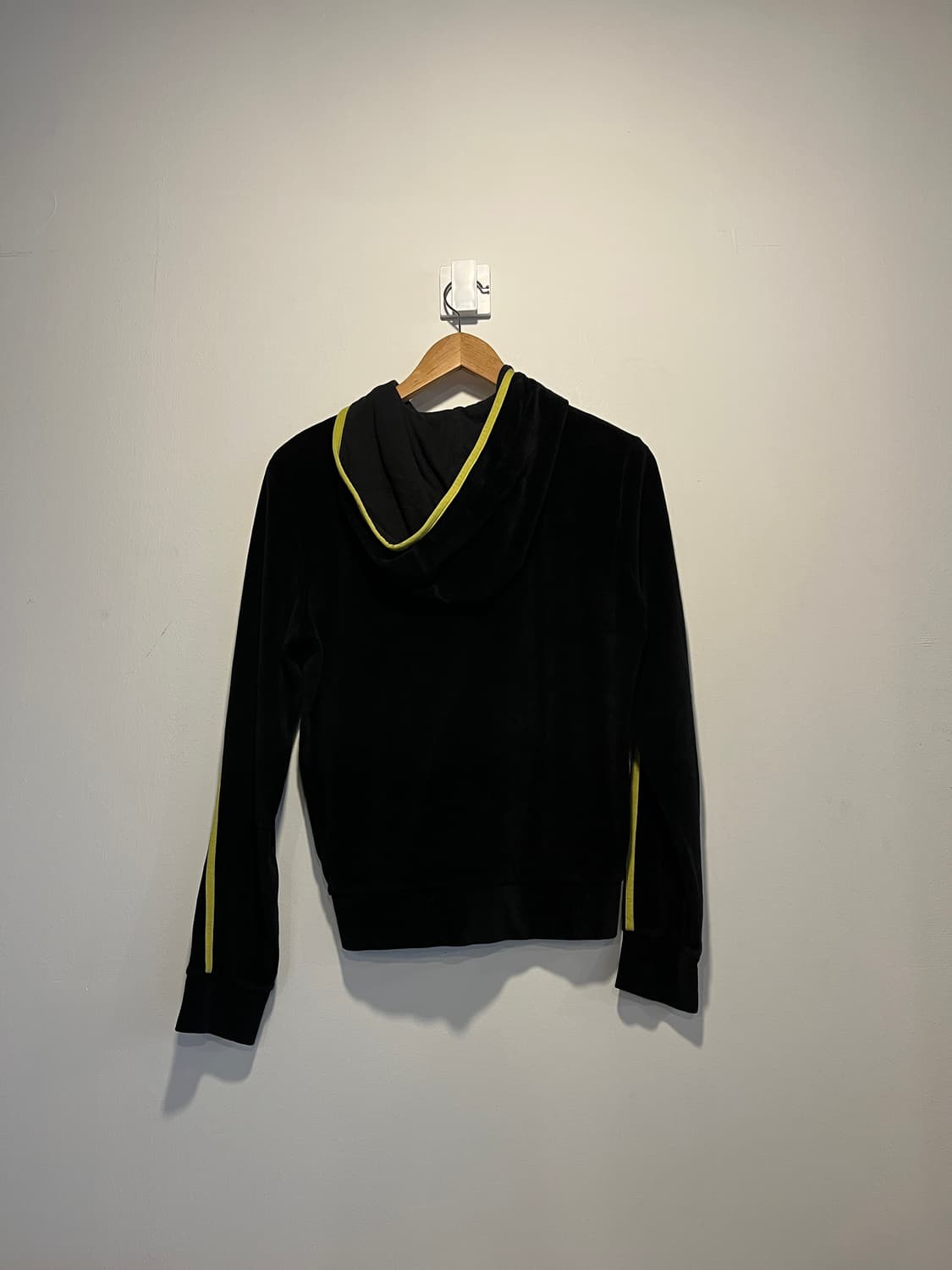 Ea7 2way velvet hoodie zip-up 상품이미지2