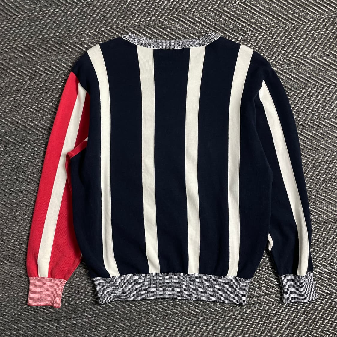 90s 크리스찬 디올 아카이브 빅로고 스트라이프 패턴 니트y 5050 상품이미지6